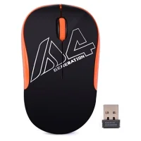 Мышь A4Tech G3-300N (черный/оранжевый) фото 1
